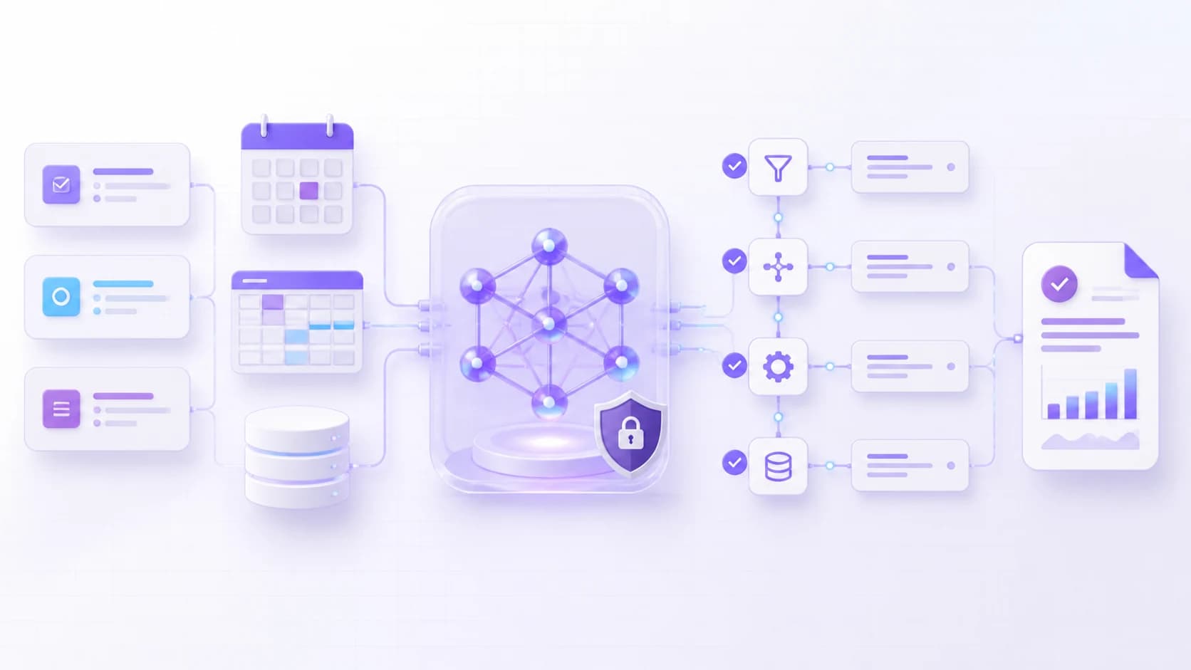 Internal work request flowing through GenCMS to a permission-controlled next step