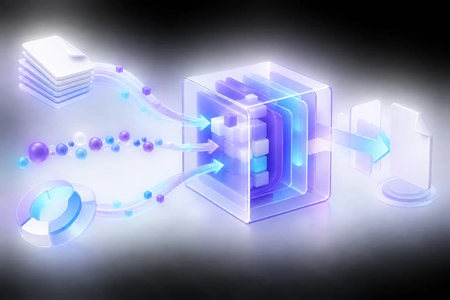 Concept illustration of approved sources and rules entering a layered Memory store; retrieval remains planned